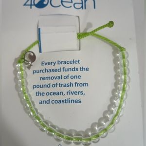 Bundle of (2)4ocean green sea turtle bracelet!